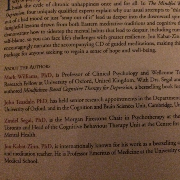 Audio CD/DVD, The Mindful way through Depression - Picture 5 of 5